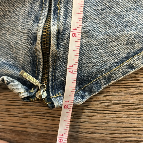 Don’t Stop vintage style denim size M top - Picture 3 of 6